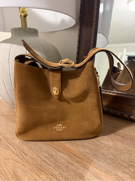 Coach Handbags - Coach Suede Hadley